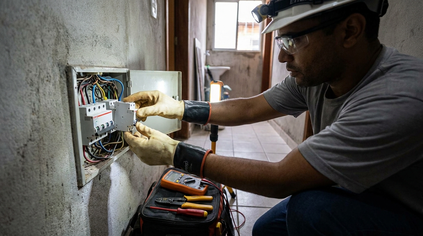 Instalacao de disjuntor profissional em Londrina‑PR