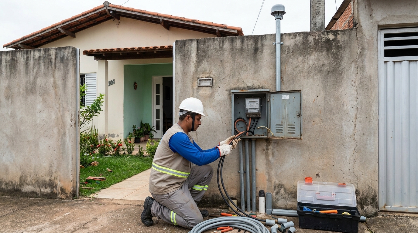 Instalacao de padrao de energia em Londrina‑PR