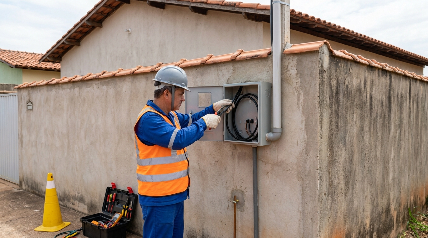 Instalacao de padrao de energia profissional em Londrina‑PR