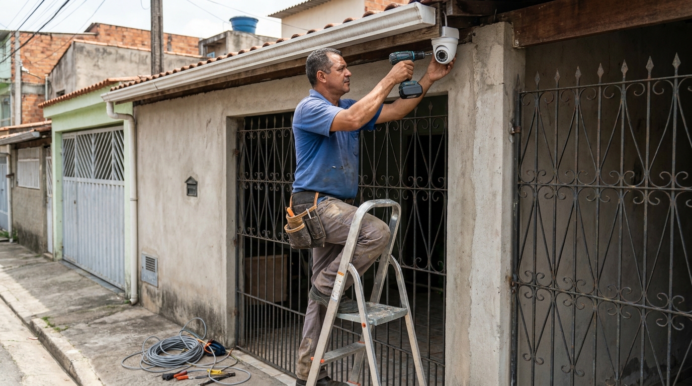 Instalacao de sistema de monitoramento em Londrina‑PR